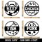 Food Label Beef Chicken Pork Fish Rubber Stamp Set for Stamping Crafting Planners